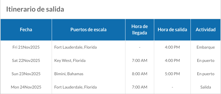 DESDE FORT LAUDERDALE